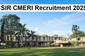 CSIR CMERI Recruitment